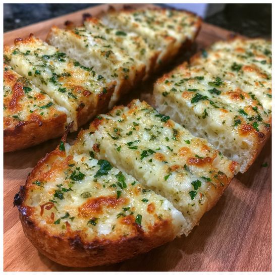 Cheesy Garlic Bread Recipe