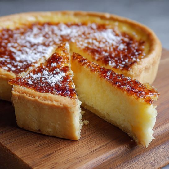 Banana Custard Tart Recipe - Recipe Image