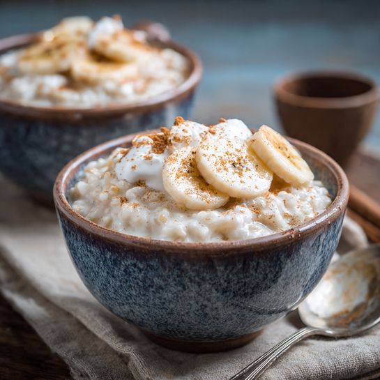 Banana Cinnamon Rice Pudding Recipe - Recipe Image