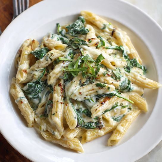 Creamy Spinach Penne Recipe - Recipe Image