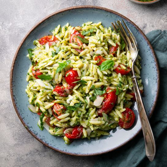 Pesto Orzo Salad Recipe - Recipe Image