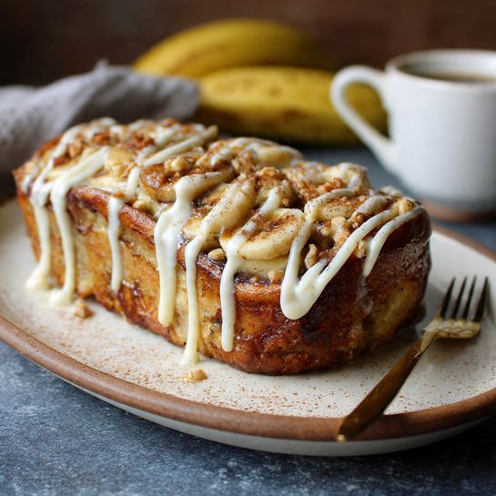 Banana Cinnamon Roll Bake Recipe - Recipe Image