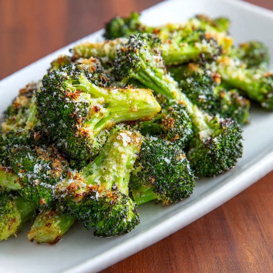 Garlic Parmesan Roasted Broccoli Recipe - Recipe Image