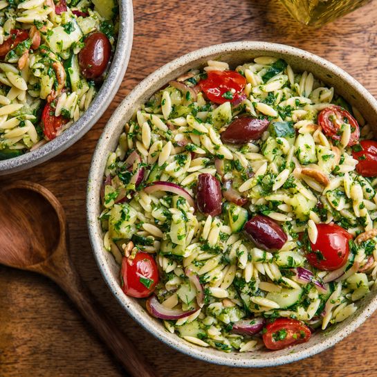 Pesto Orzo Salad Recipe - Recipe Image
