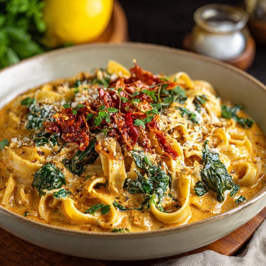 Creamy Tuscan Pasta Recipe