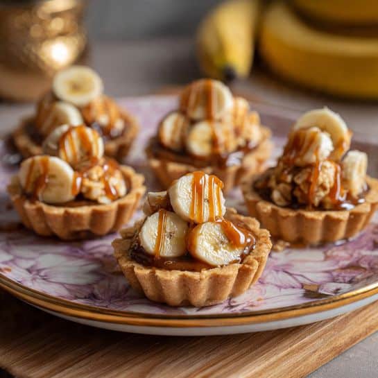 Banana Caramel Mini Tarts Recipe - Recipe Image