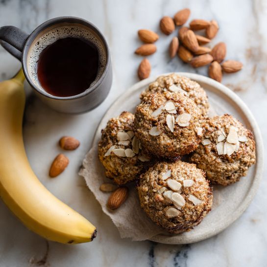 Banana Almond Breakfast Cookies Recipe - Recipe Image