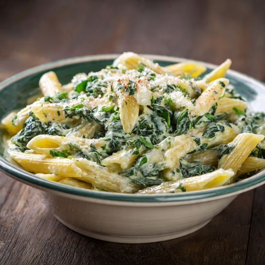 Creamy Spinach Penne Recipe - Recipe Image