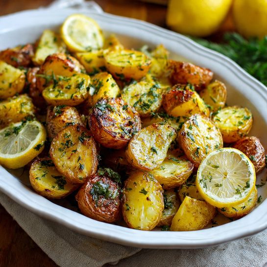 Lemon Herb Roasted Potatoes Recipe