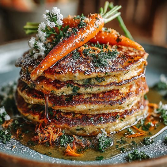 Carrot Pancakes Recipe - Recipe Image