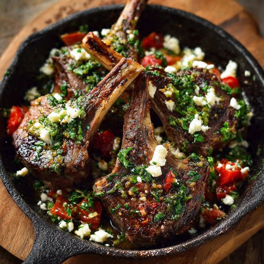 Greek Lamb Chops Recipe - Recipe Image