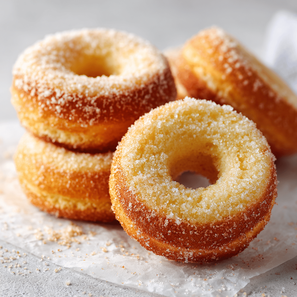 Vanilla Sugar Baked Donuts Recipe
