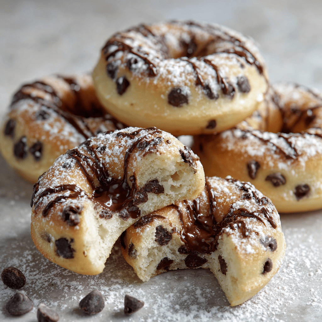 Chocolate Chip Baked Donuts Recipe
