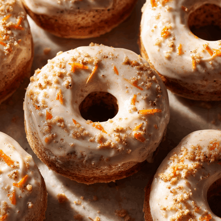 Carrot Cake Baked Donuts Recipe