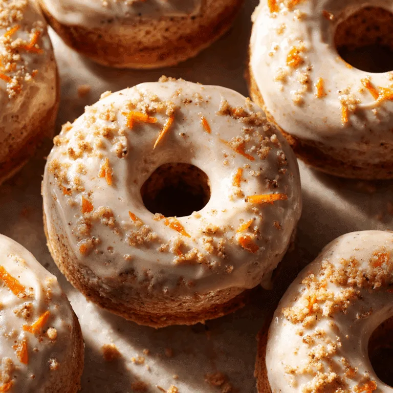 Carrot Cake Baked Donuts Recipe