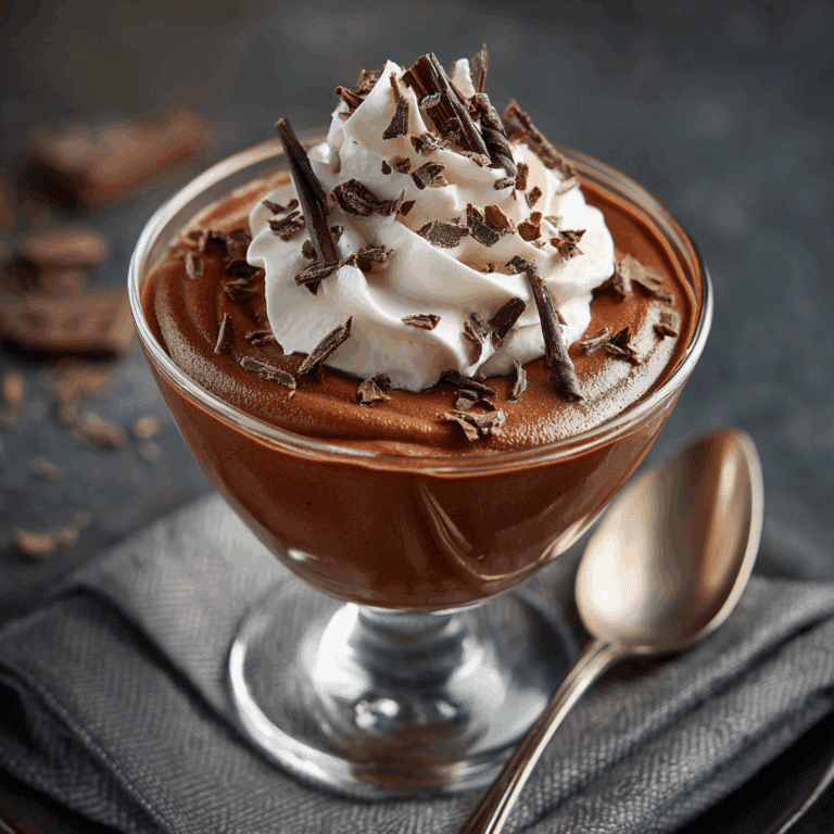 Classic Chocolate Mousse Recipe