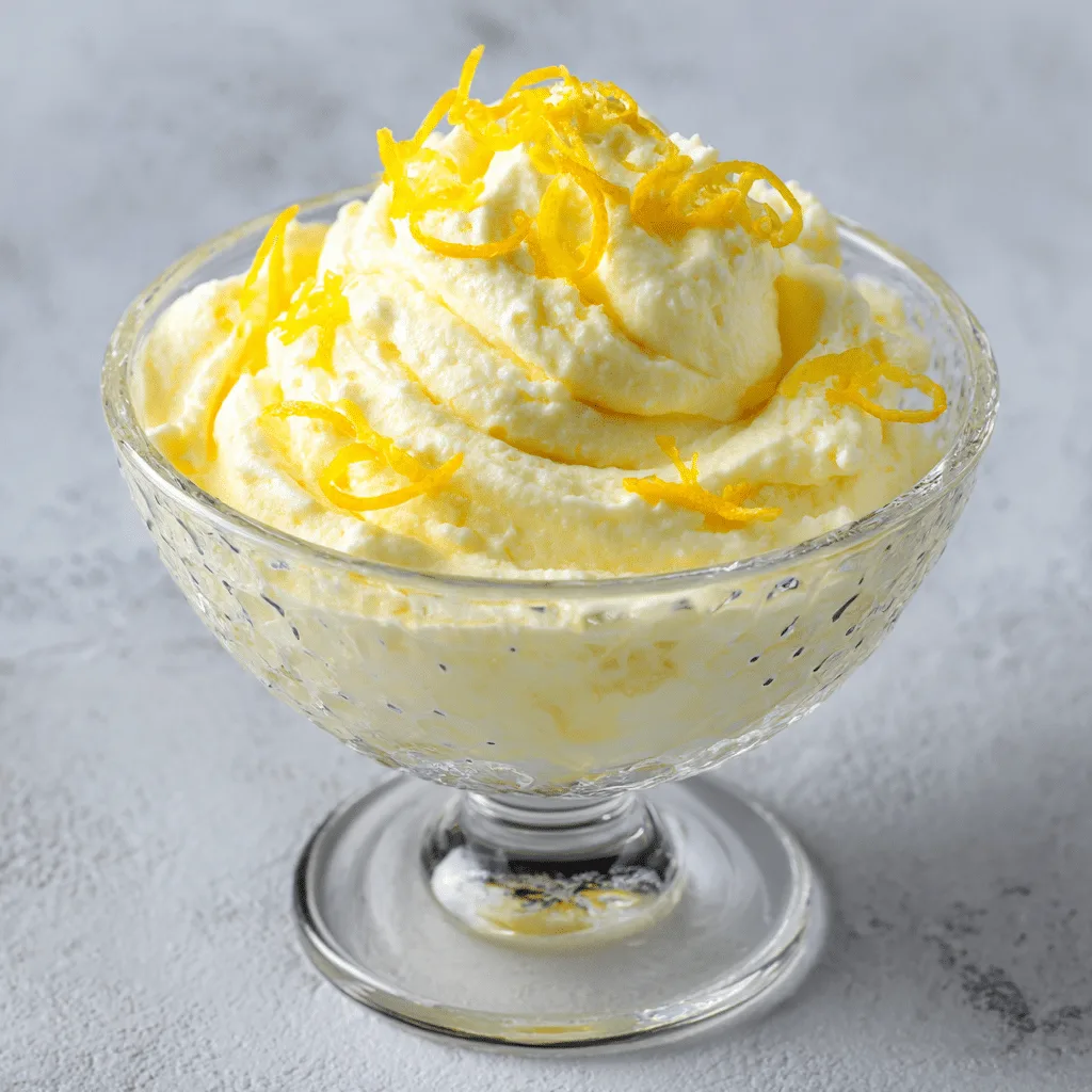 Lemon Mousse Recipe