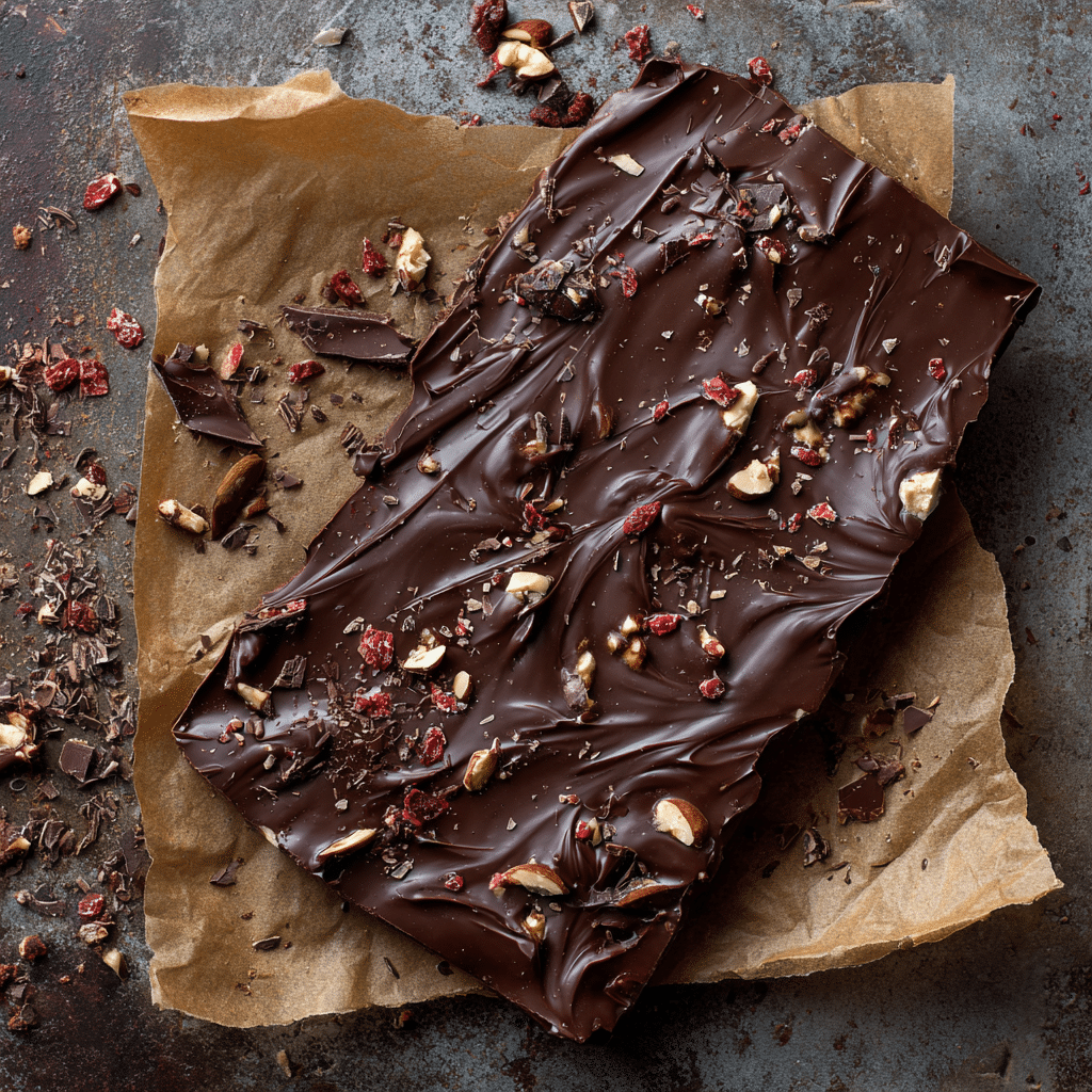 Chocolate Bark (3 Ingredients) Recipe