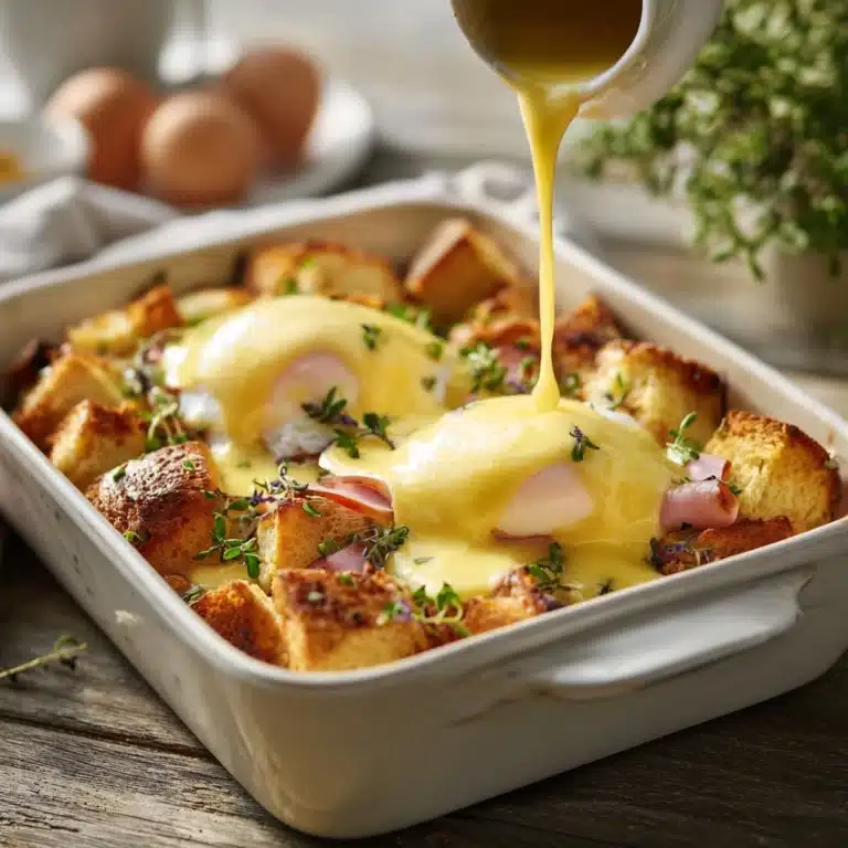Eggs Benedict Casserole: A Brunch Delight Recipe