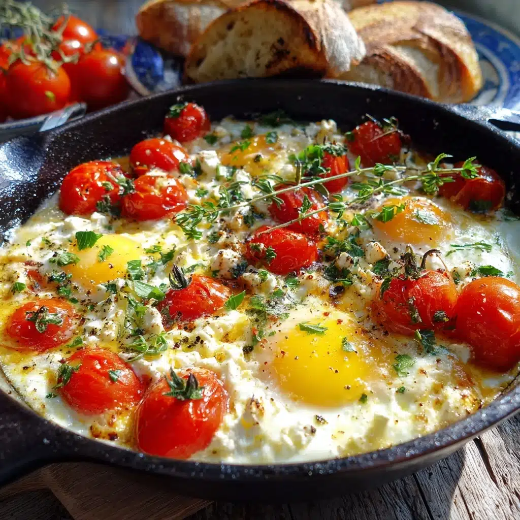 Baked Feta Eggs Recipe - Recipe Image
