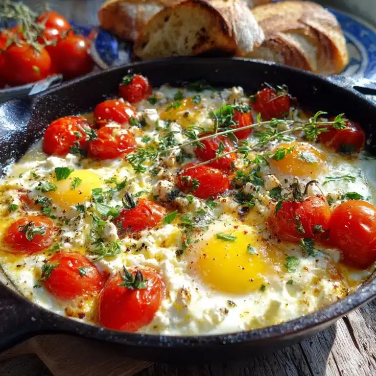 Baked Feta Eggs Recipe