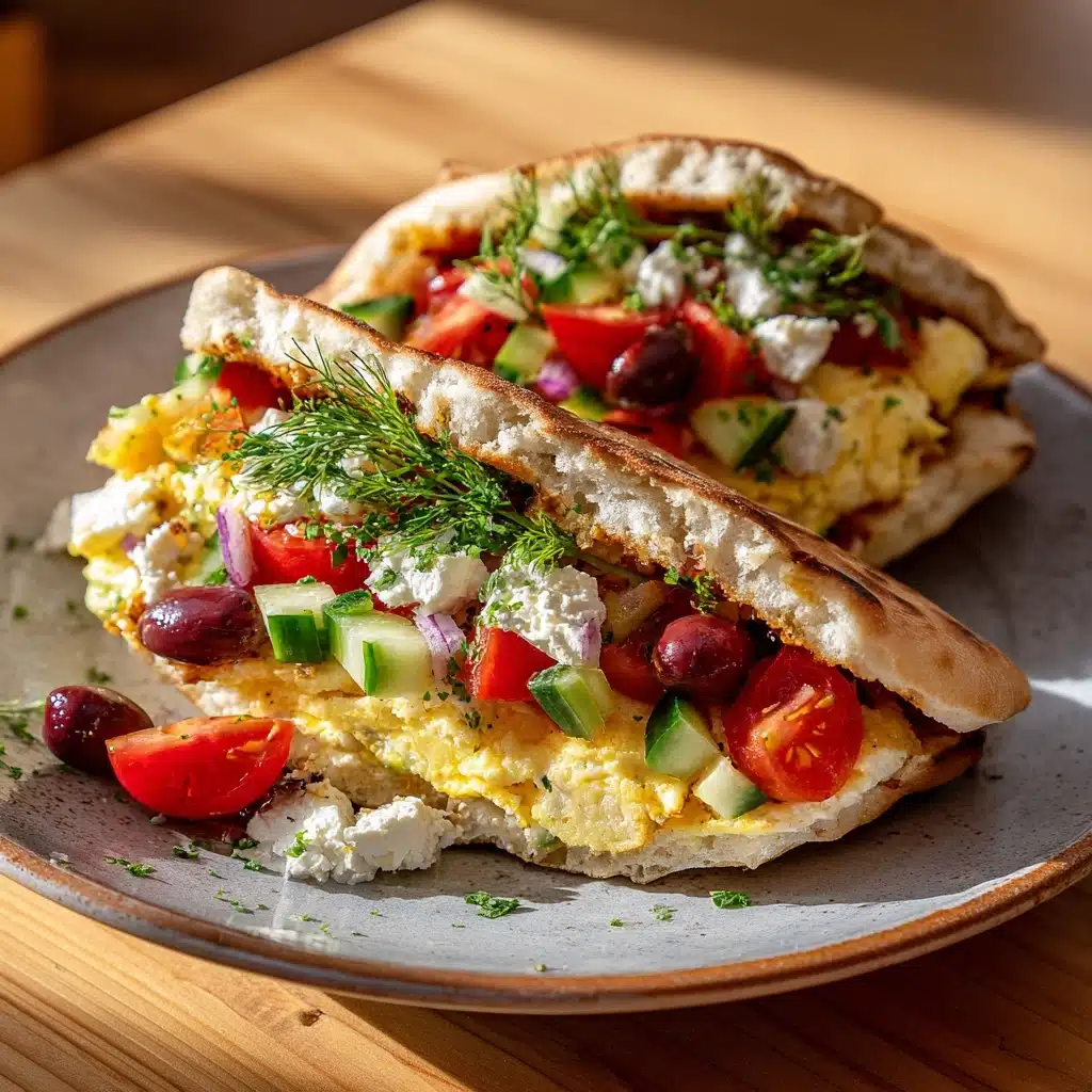 Mediterranean Breakfast Sandwich Recipe