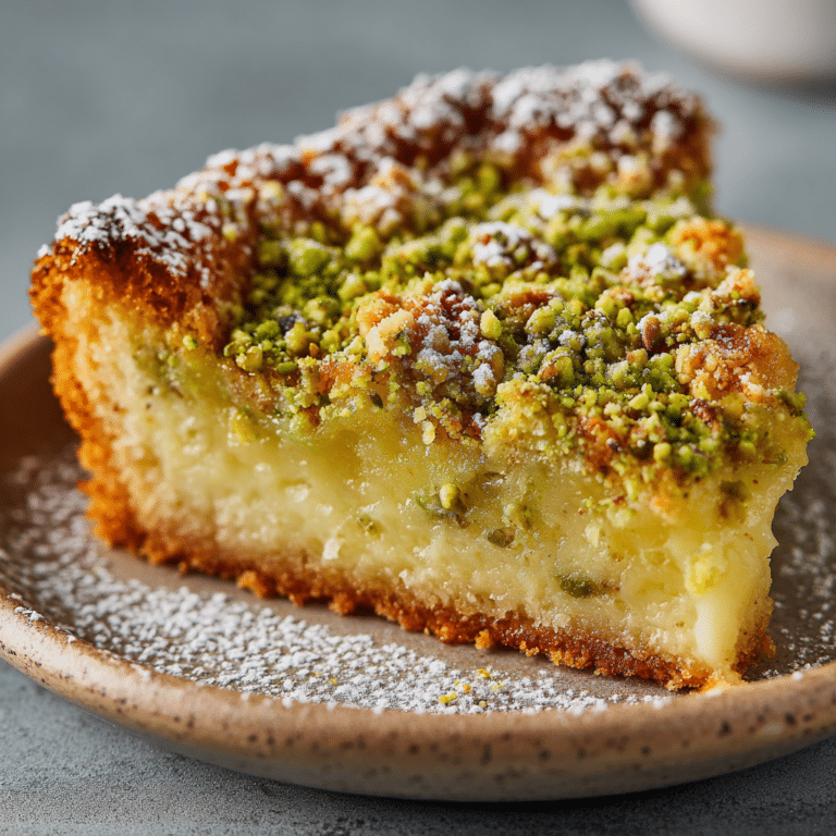 Pistachio Gooey Butter Cake Recipe
