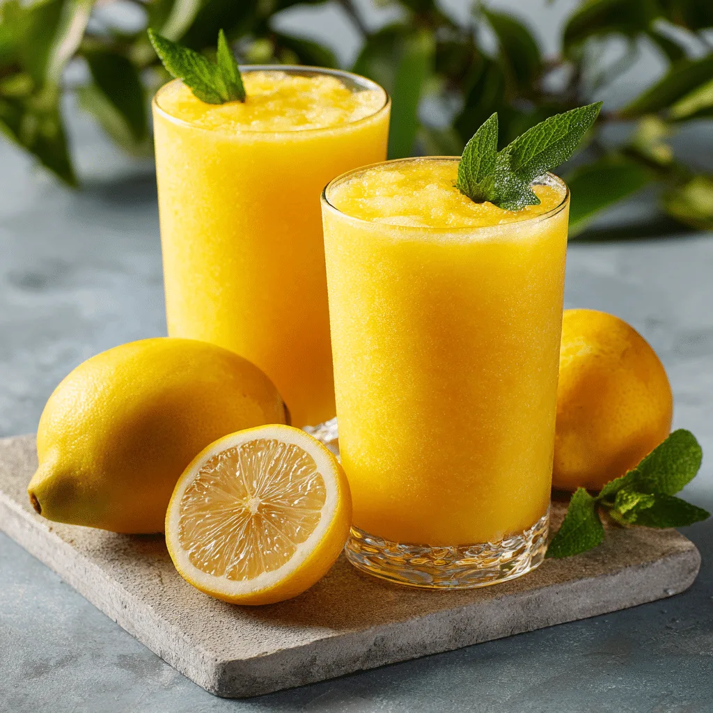 Frozen Mango Lemonade Recipe