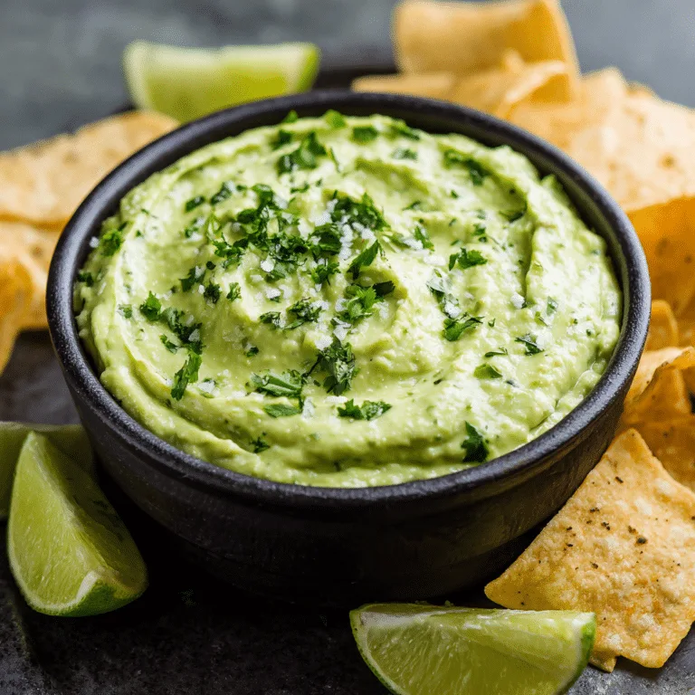 Creamy Avocado Lime Dip Recipe
