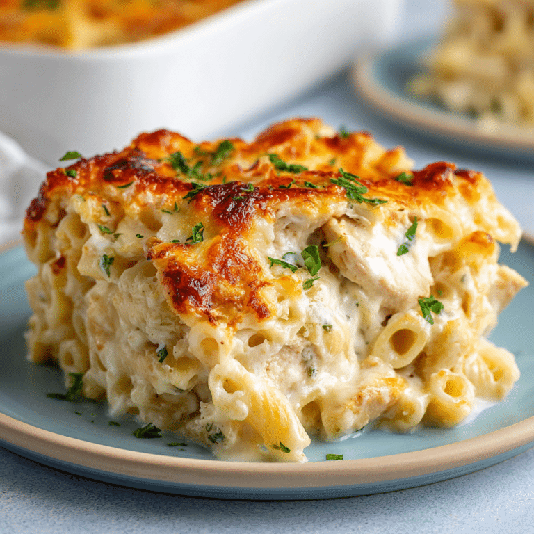 Creamy Chicken Alfredo Bake Recipe