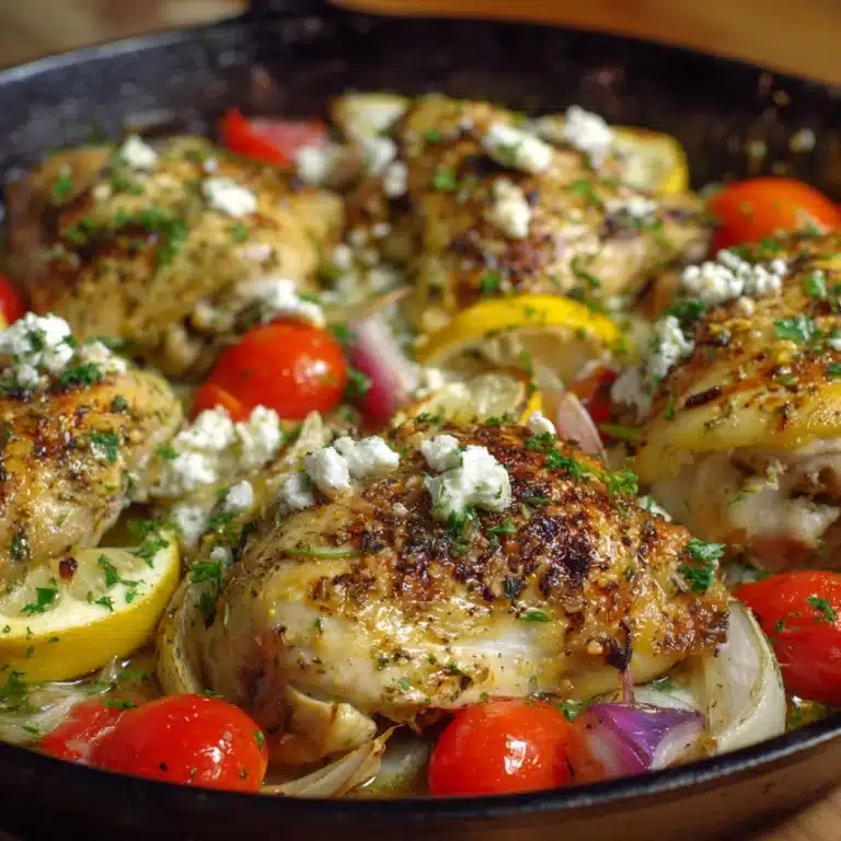 Baked Greek Lemon Chicken Recipe