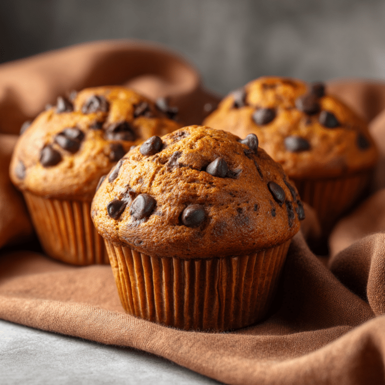 Pumpkin Chocolate Chip Muffins Recipe