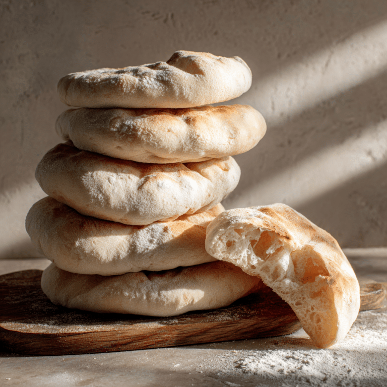 Homemade Pita Bread (Pita Pocket) Recipe