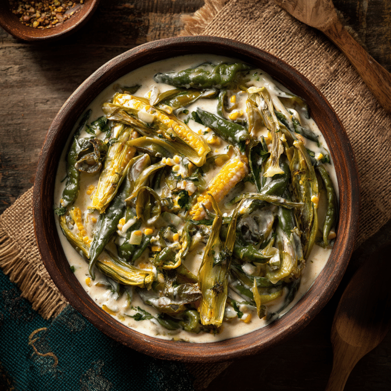 Rajas con Crema Recipe
