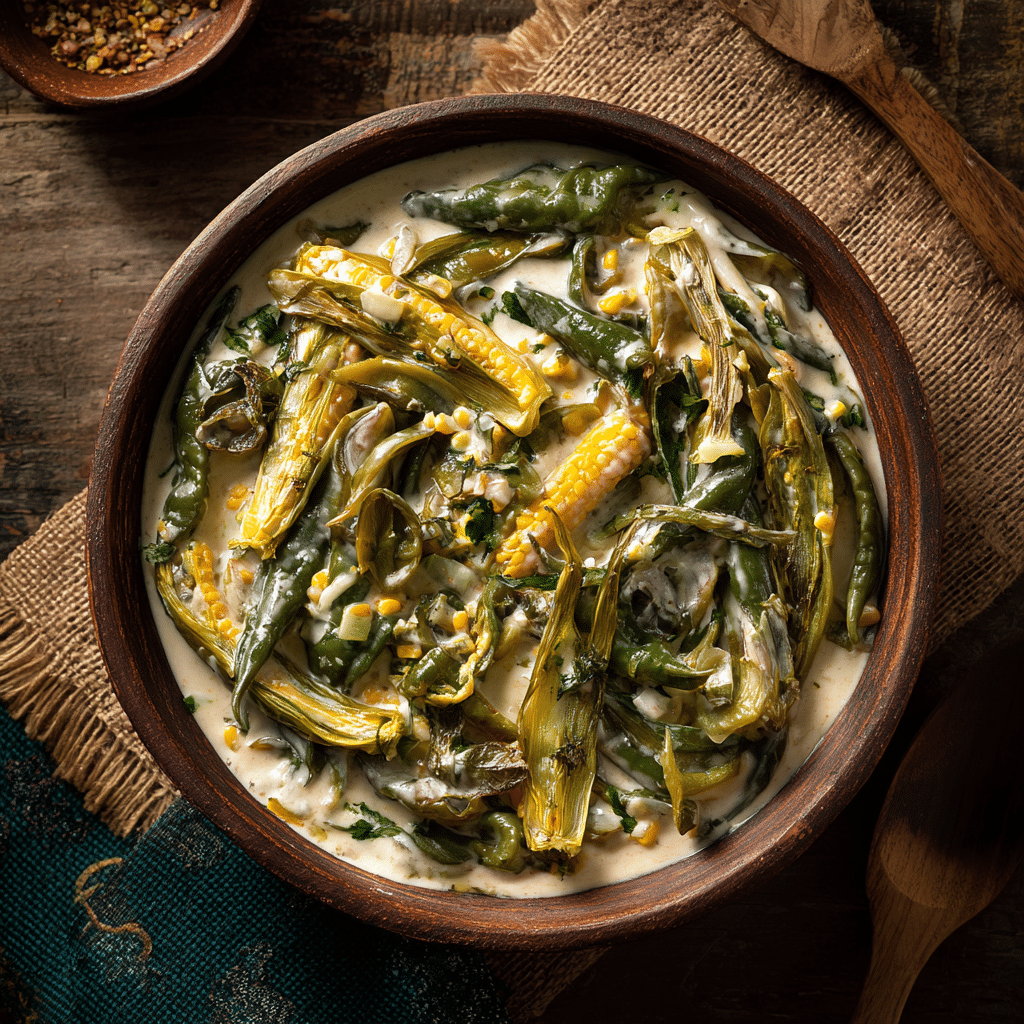 Rajas con Crema Recipe