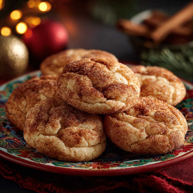 Christmas Snickerdoodles Recipe