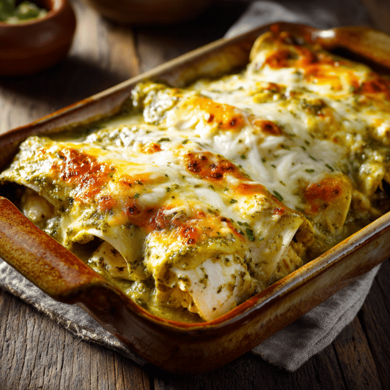 Green Chicken Enchiladas Recipe