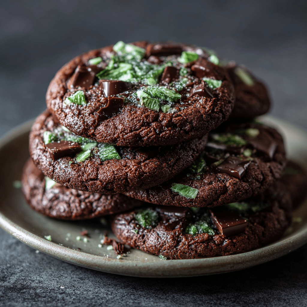 Chocolate Andes Mint Cookies Recipe