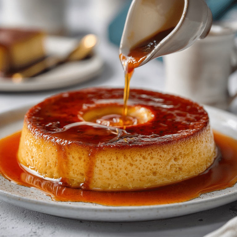 Easy Spanish Caramel Flan Dessert Recipe