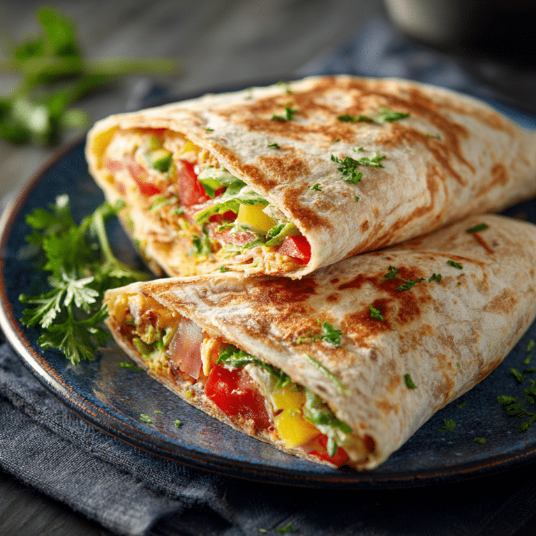 Folded Tortilla Hack Wrap Recipe
