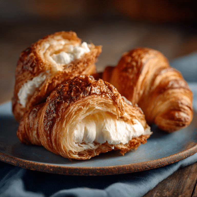 Creamy Stuffed Croissant Bake Recipe