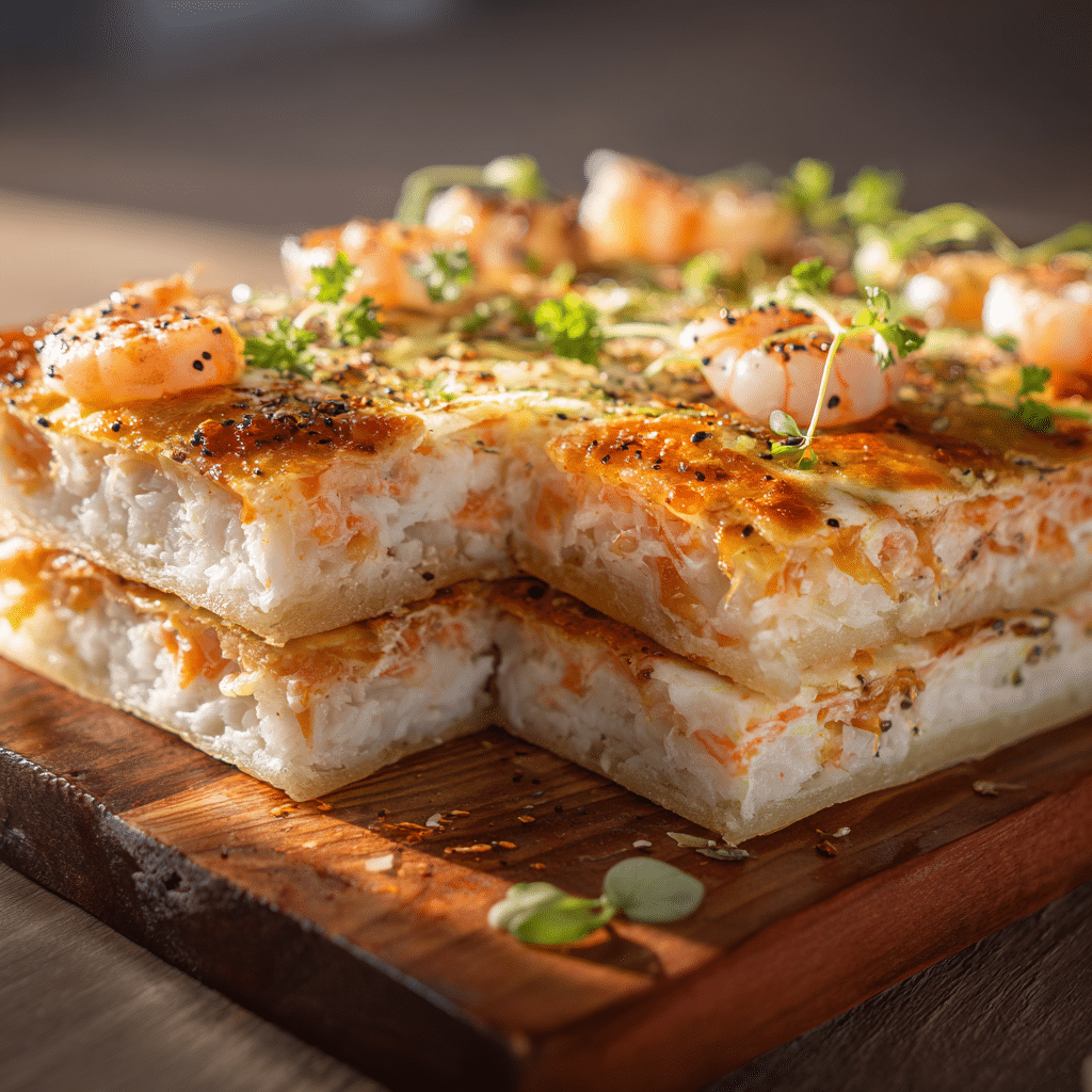Creamy Sushi Bake Flatbread Recipe