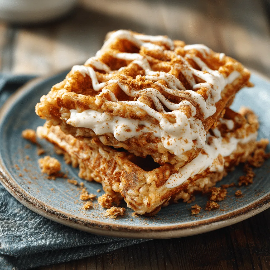Crispy Rice Waffles with Creamy Spread Recipe
