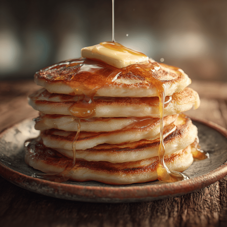 Easy Homemade Pancakes Recipe