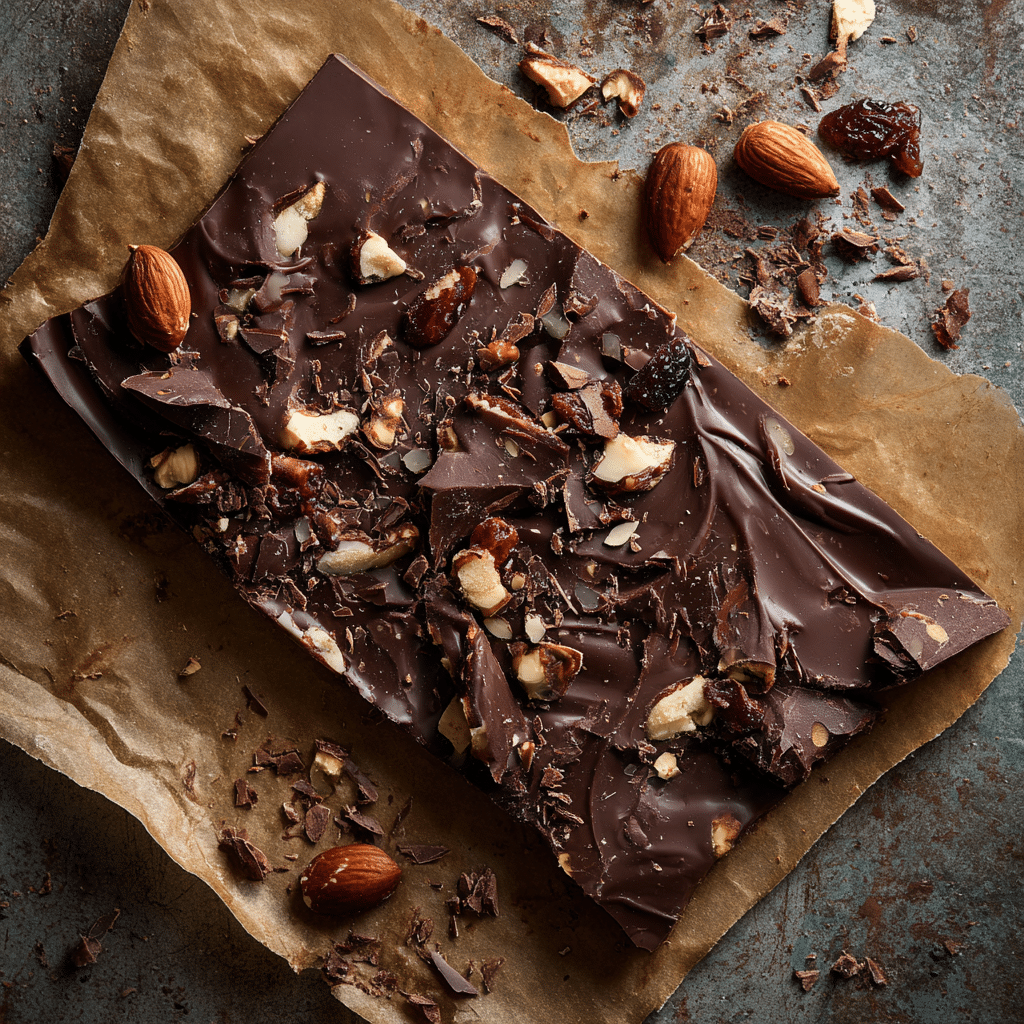 Chocolate Bark (3 Ingredients) Recipe - Recipe Image