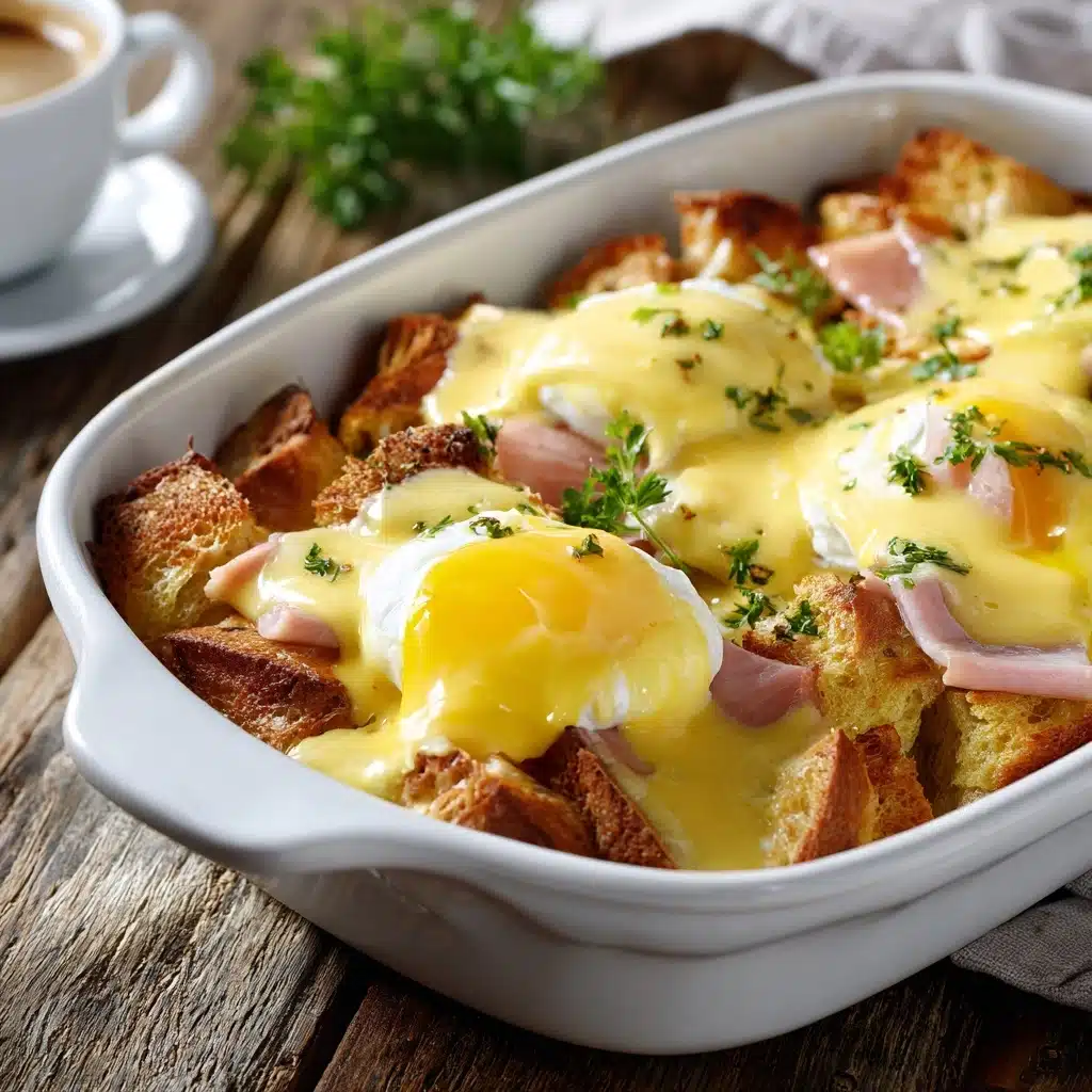 Eggs Benedict Casserole: A Brunch Delight Recipe - Recipe Image