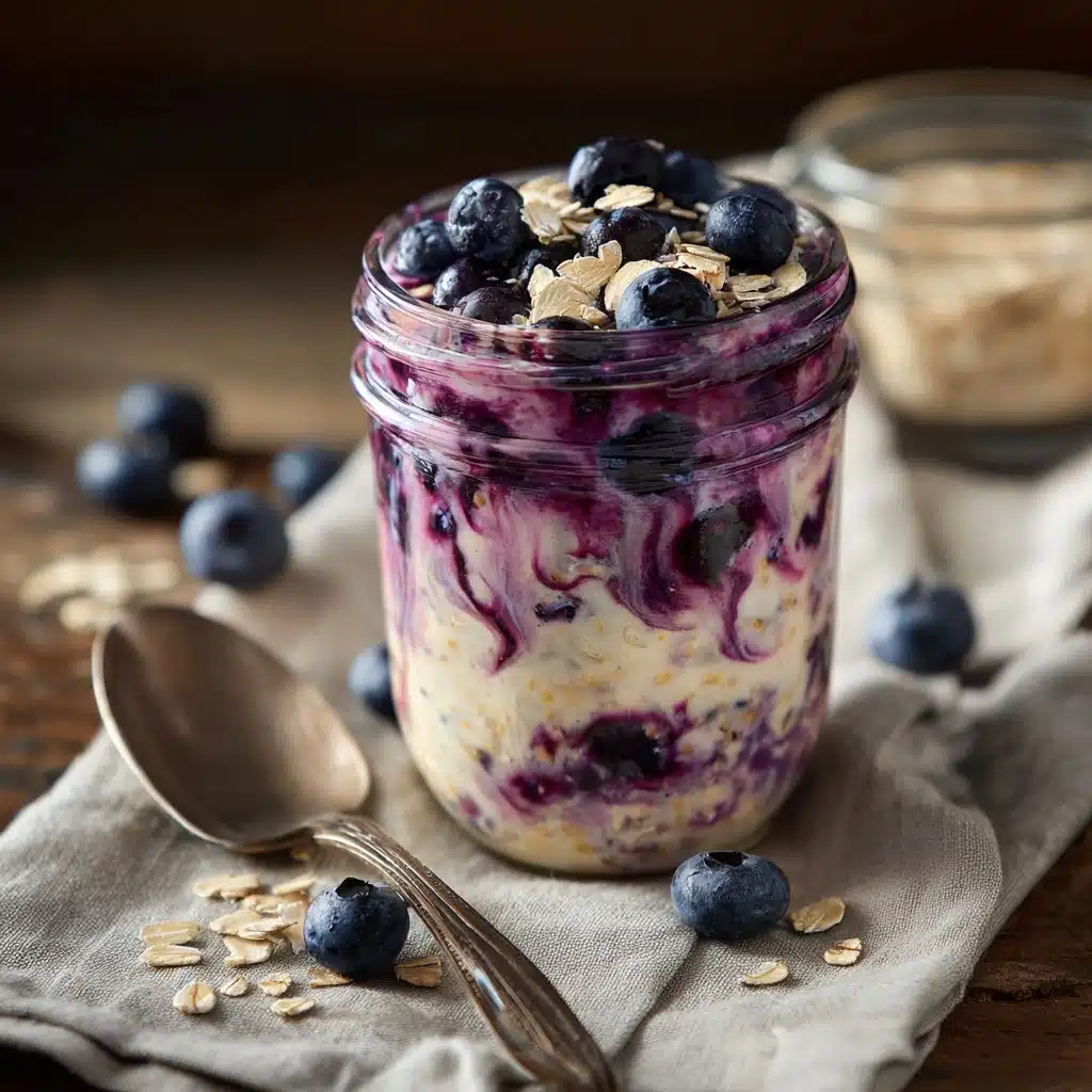 Blueberry Overnight Oats Recipe - Recipe Image