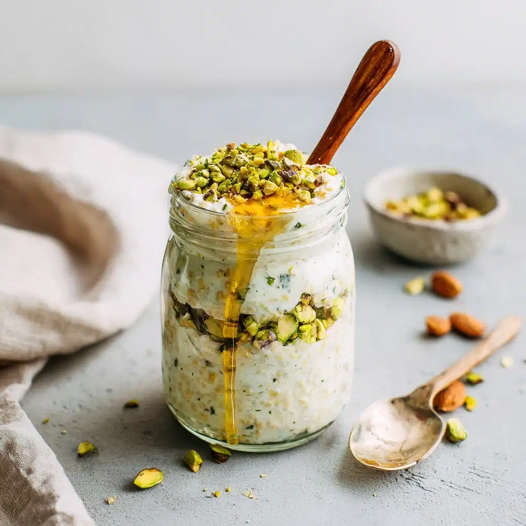 Pistachio Overnight Oats Recipe - Recipe Image
