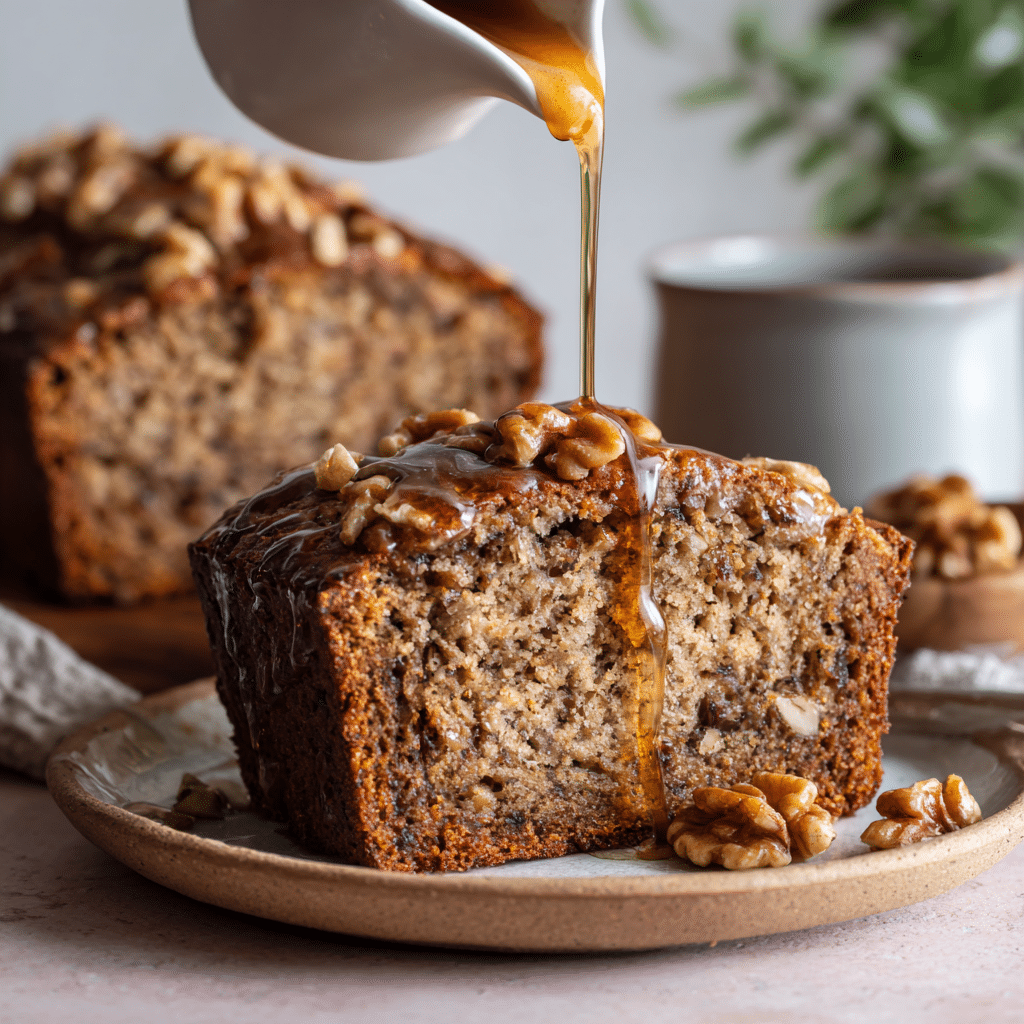 Maple Walnut Banana Bread Recipe - Recipe Image