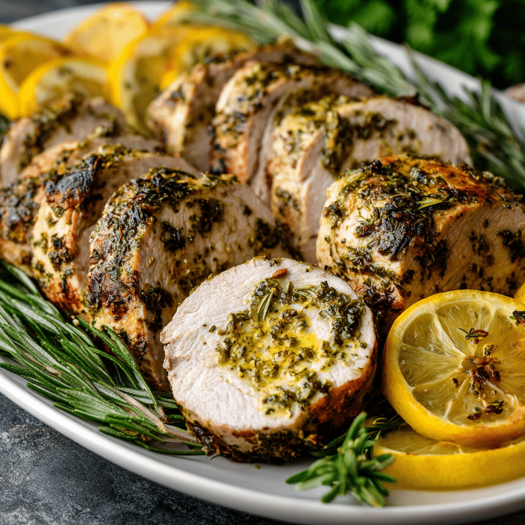 Lemon Herb chiken Tenderloin Recipe - Recipe Image